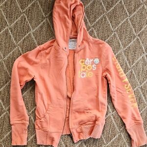 Aeropostale Womens Orange Hoodie